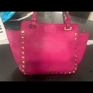 Authentic Valentino rock stud tote-small size